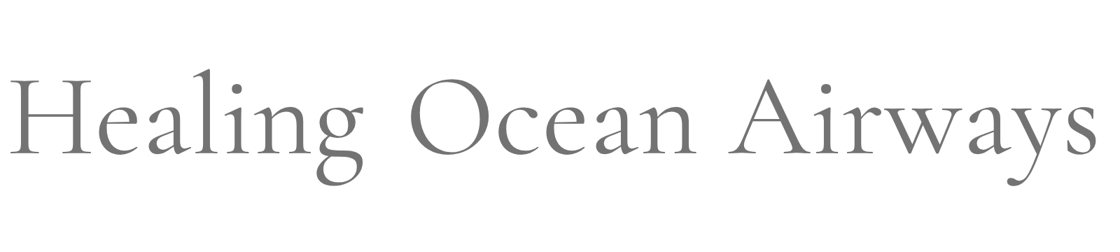 Healing Ocean Airways